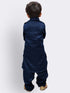 Vastramay Boys' Blue Cotton Pathani