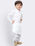 Vastramay Boys' White Cotton Pathani