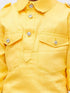 Vastramay Boys' Yellow Cotton Pathani