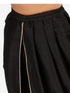Vastramay Boy's Black Silk Blend Solid Dhoti Pant