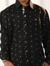 Vastramay Boy's Black Ethnic Shirt