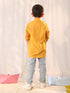 Vastramay Boy's Mustard Ethnic Shirt