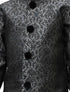 Vastramay Boys' Grey Silk Blend Sherwani