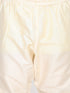 Vastramay Boys Beige & Cream Woven Design Sherwani Set With Maroon Dupatta
