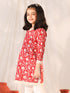 Vastramay Girls' Red Only Kurta