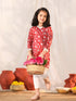 Vastramay Girls' Red Only Kurta