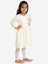 Vastramay Yellow Pure Cotton Chikankari Siblings Set