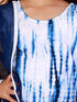 Vastramay Blue Tie And Dye Pattern Cotton Siblings Set