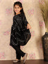 Vastramay Black Mirror Kurta Pyjama Siblings Set