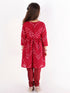 Vastramay Maroon Mirror Kurta Pyjama Siblings Set