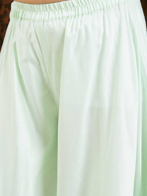 Vastramay Girls Multicolor kurta and Palazzo Pant Dupatta Set