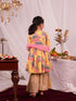 Vastramay Girl's Yellow Kurta And Sharara Set