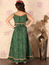VASTRAMAY Green Bandhni Print Rayon Siblings Set