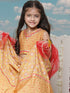 Vastramay Girls' Floral Printed Lehenga Choli With Dupatta