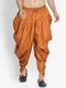 VASTRAMAY Men's Brown Cotton Blend Dhoti
