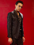 Vastramay Men's Black Schiflli Blazer