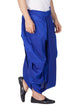 Vastramay Men's Blue Cotton Silk Blend Dhoti
