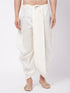 Vastramay Men's Cream Silk Blend Traditional Dhoti