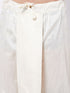 Vastramay Men's Cream Silk Blend Traditional Dhoti