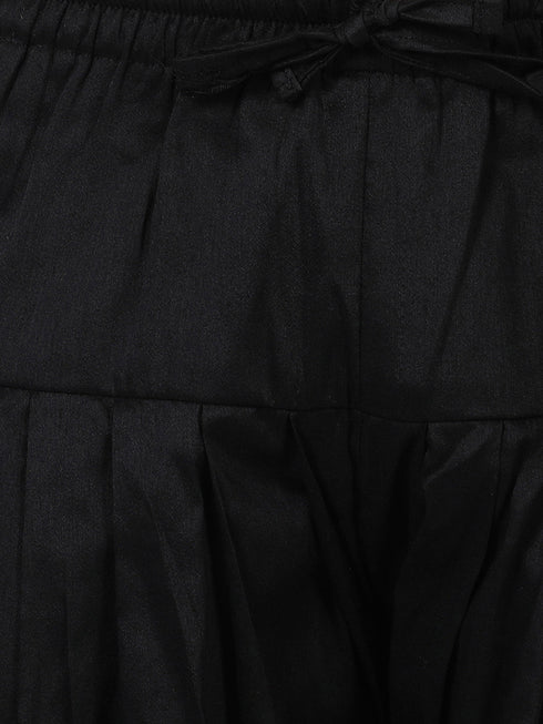 VM By VASTRAMAY Men's Maroon Silk Blend Sherwani Set