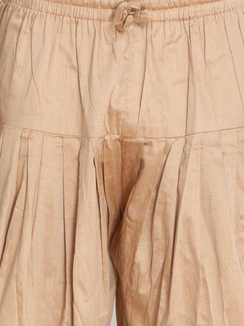 VASTRAMAY Men's Black Silk Blend Sherwani Set