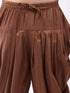 Vastramay Men's Beige, Grey And Coffee Brown Silk Blend Sherwani Set
