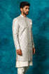 VASTRAMAY Men's Grey Imported Jacquard Indo Only Top