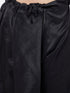 Vastramay Men's Black Silk Blend Jacket With Kurta Dhoti Set