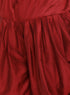VASTRAMAY Men's Maroon Silk Blend Jacket With Curved Kurta Dhoti Set