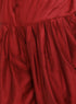 VASTRAMAY Men's Maroon Silk Blend Jacket With Curved Kurta Dhoti Set