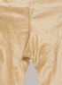 VASTRAMAY Men's Gold Cotton Silk Blend Kurta, Ethnic Jacket and Pyjama Set