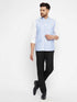 Vastramay Men's Lavender acquard Nehru Jacket