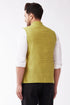 VASTRAMAY Yellow Baap Beta Ethnic Jacket Set