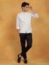 Vastramay Men's White - Nehru Jacket
