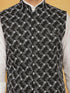 Vastramay Men's Black Cotton Nehru Jacket