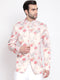 Vastramay Men's Peach Silk Blend Jodhpuri