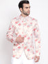 Vastramay Men's Peach Silk Blend Jodhpuri