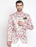 Vastramay Men's Pink Silk Blend Jodhpuri