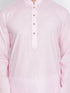 Vastramay Pink Baap Beta Kurta Pyjama Set