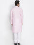 Vastramay Pink Baap Beta Kurta Pyjama Set
