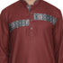 VASTRAMAY Men's Maroon Color Cotton Blend Kurta and Pyjama Set