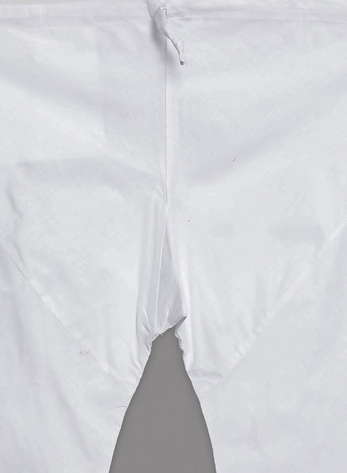 VASTRAMAY Men's Light Blue Cotton Blend Kurta and Pyjama Set