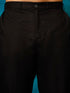 Vastramay Men's Black Cotton Satin Blend Kurta Pyjama Set