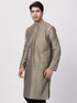 Vastramay Men's Copper Cotton Blend Kurta