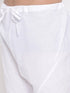 Vastramay Men's White Pure Cotton Kurta Pyjama Set