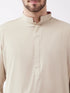 Vastramay Men's Green Cotton Blend Kurta and Pyjama Set