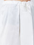 Vastramay Men's Blue And White Silk Blend Kurta and Dhoti Set