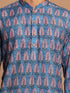 Vastramay Men's Blue Printed Kurta