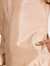 Vastramay Men's Cream Silk Blend Kurta