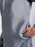 Vastramay Men's Gray Silk Blend Kurta